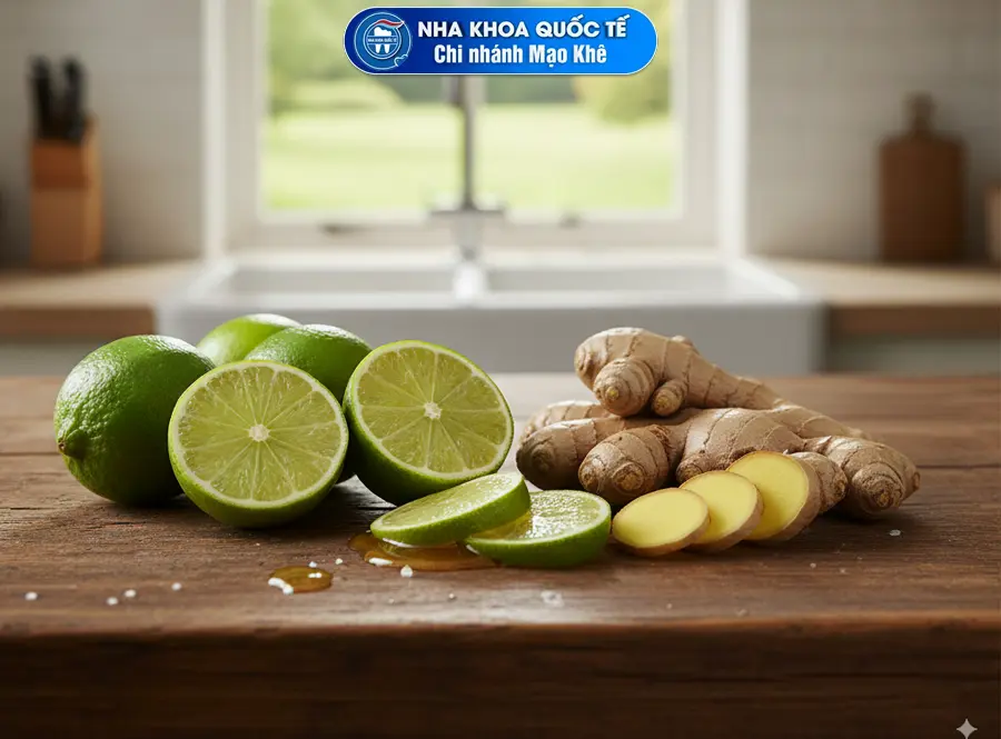 chanh và gừng