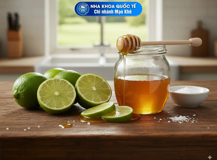 chanh và mật ong