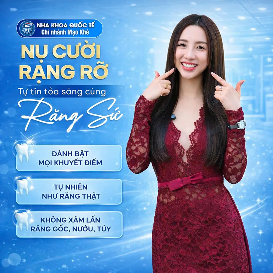 vẻ đẹp cùng răng sứ 2