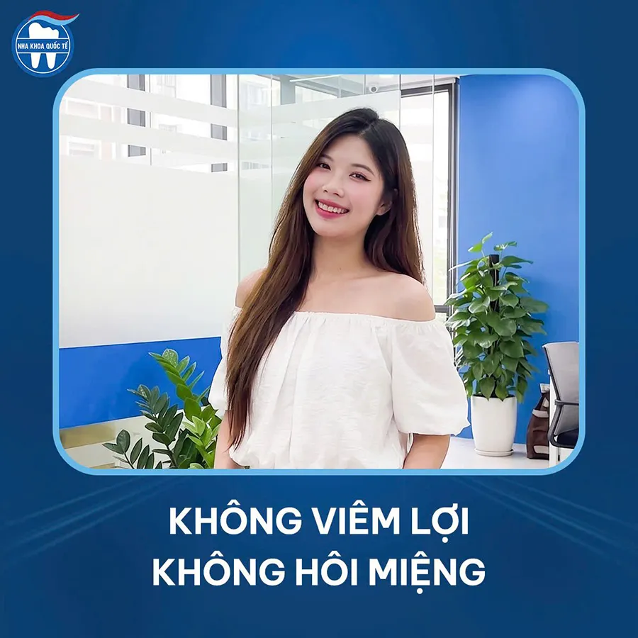 không gây viêm lợi răng miệng