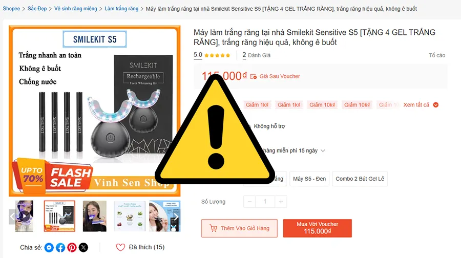 kit tẩy trắng giá rẻ